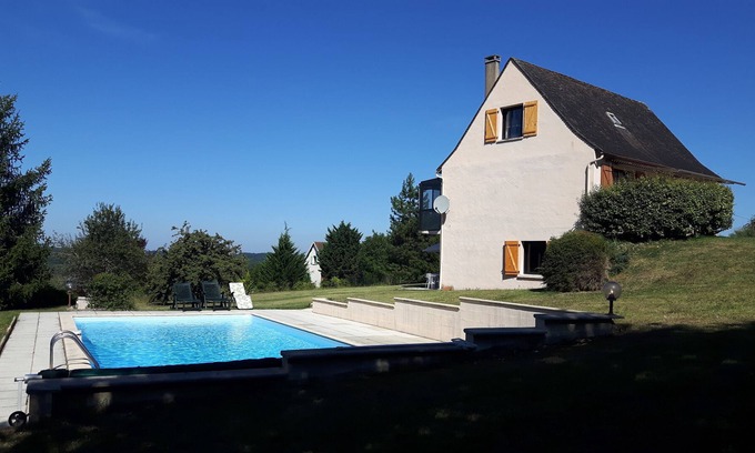 Catus Maison | 4 lits, piscine privée, grand jardin, vue imprenable
