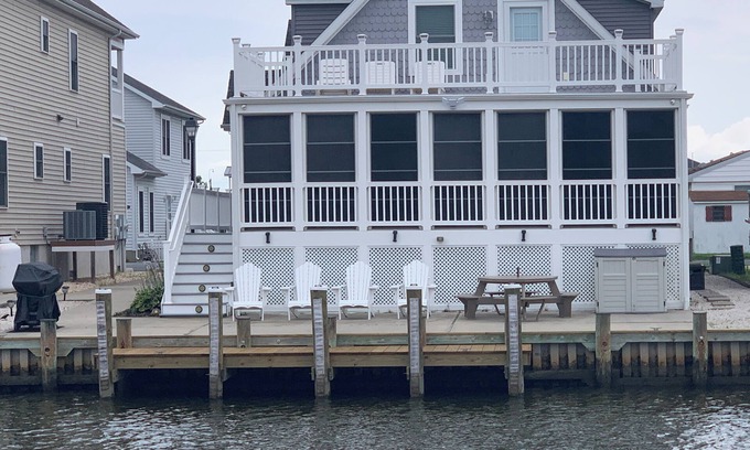 Selbyville Maison | Fenwick Island - Maison de 4 chambres au bord de l'eau, Piscine, Embarcadère