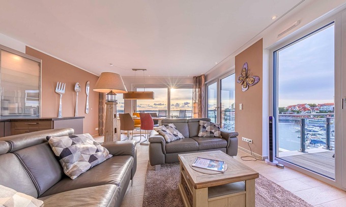 Muritz Appartement | 4-star vacation apartment Garzini with a view of the Müritz