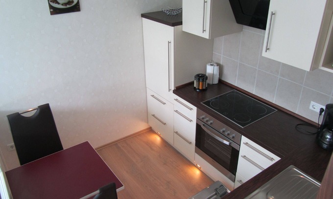 Neuharlingersiel Appartement | Certification DTV 4 étoiles./ Thalasso-marqué. Komf.-Appartement avec balcon et vélos