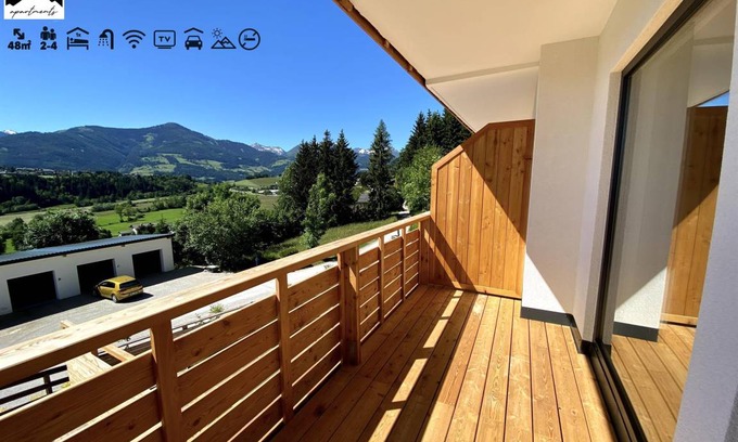 Groebming Appartement | 45 m² Appartement ∙ 1 chambre ∙ 4 personnes