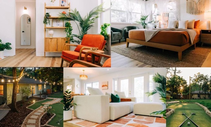 Duckpond Maison | 4BR Boho Oasis w/ Mini Golf & Games!