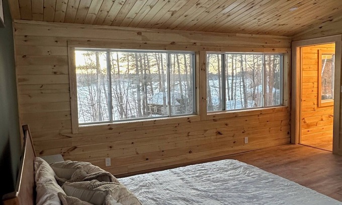 Windham Maison | 5 bed 4 bath in the Basin of Sebago Lake with 200 ft. of shared beach frontage