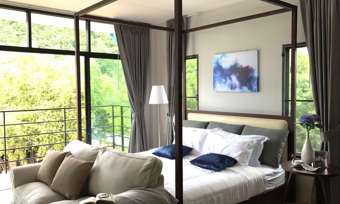 Pranburi Maison | Maison de 5 chambres avec vue sur la montagne dans la ville de Khao Tao près des plages de Sai Noi et Prankiri