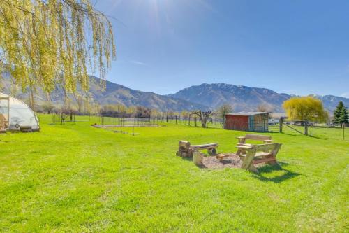 North Logan Maison | 5 Mi to Downtown Logan Scenic Retreat with Patio