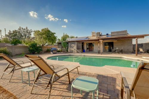 Tempe Maison | 5 Mi to Mill Ave Tempe Home with Pool and Fire Pit