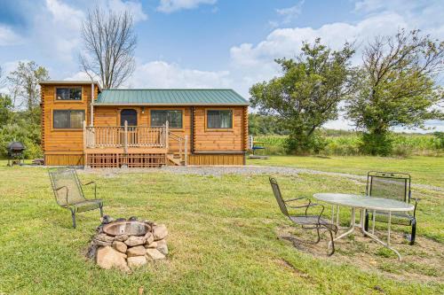 Selinsgrove Maison | 5 Mi to Susquehanna Boating! Secluded Log Cabin
