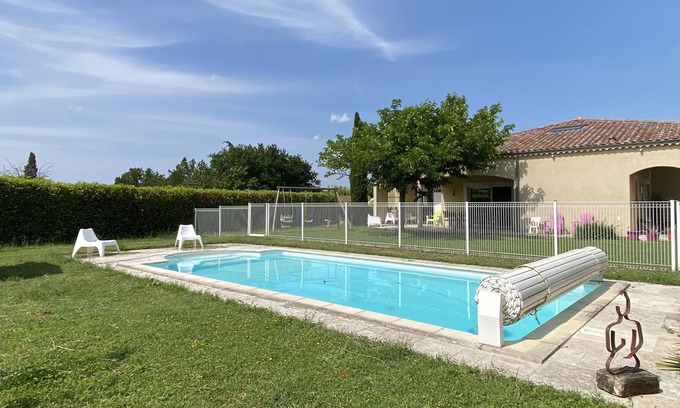 Malissard Maison | 5 min from Valence, cosy villa with garden + private pool