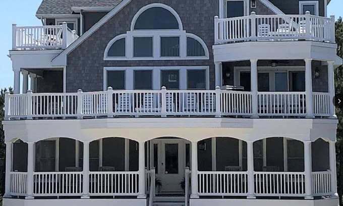 Bethany Beach Maison | Oceanblock 5 étoiles pour 24 personnes! Communauté de luxe Beach Vacation Home Private Beach