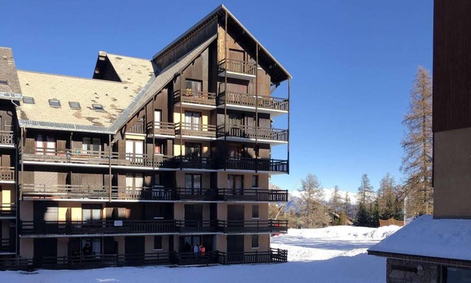 Reallon Appartement | 50m from resort center, 1st floor, balcony, ski locker, 21m², Réallon