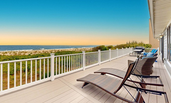 Bethany Beach Maison | 6 Bedroom Oceanfront House in N. Bethany Beach. Renovated in 2024. Watch video!