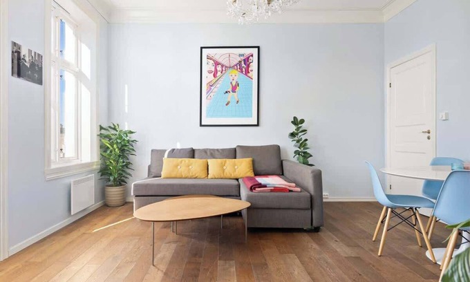 Bergenhus Appartement | 6 min to Bryggen - 67 Sqm in 4 Floor & Views