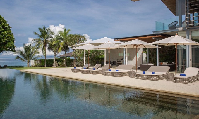 Khok Kloi Villa | 6BR Beachfront Villa w/ Kids Area | Natai Beach