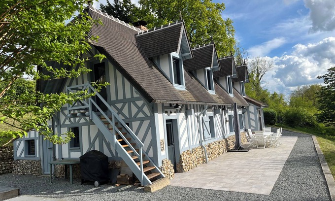 Saint-Andre-d'Hebertot Maison | 7 min Pont l'évêque, 20min Honfleur, Exceptional view, Quiet,Nature,Premium