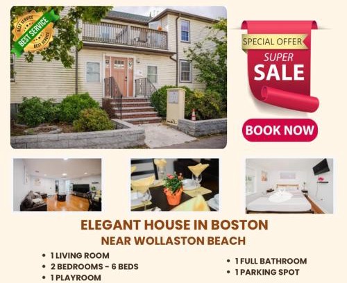 Quincy Appartement | 74L - 2BR Quincy - Cozy Couple Hideout near Wollaston Beach
