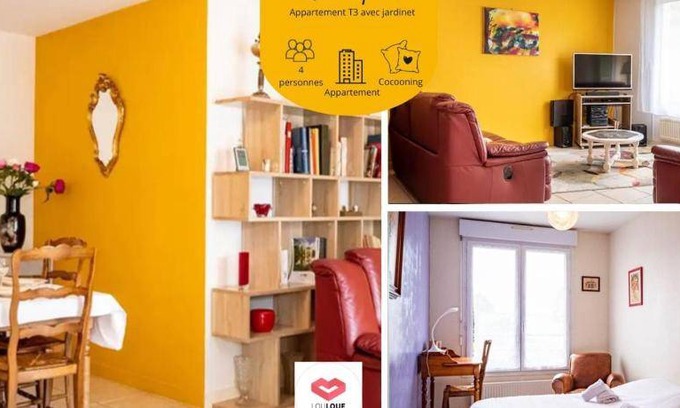 Les 3 Cites Appartement | 75 m² Appartement ∙ 2 chambres ∙ 4 personnes