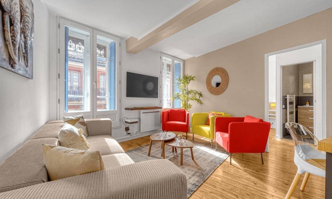 Toulouse City-Centre Appartement | 78 m² Appartement ∙ 3 chambres ∙ 6 personnes