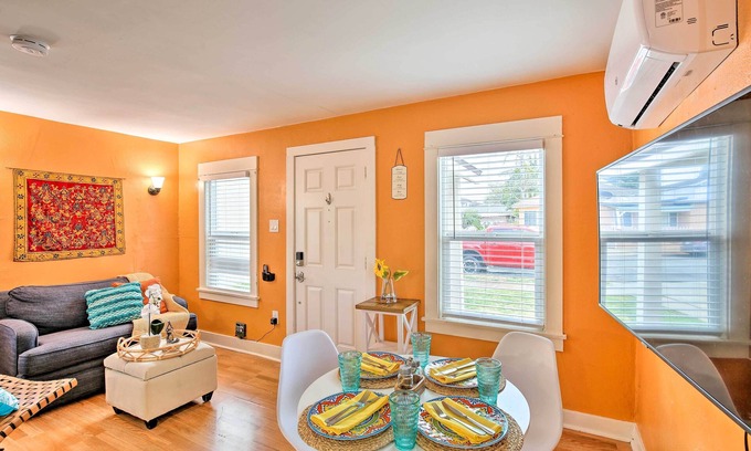North Long Beach Cottage | 8 Mi to Aquarium: Long Beach Bungalow w/ Patio!