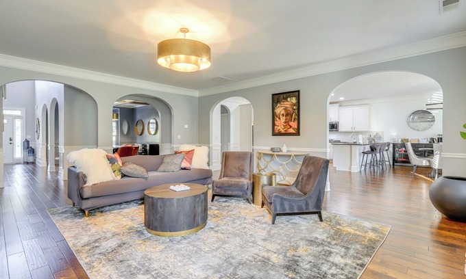 Fayetteville Maison | 8 Mi to Trilith Studios: Home w/ Fire Pit!