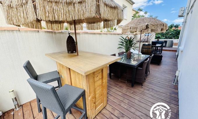 Maraussan Maison | 80 m² Gîte ∙ 2 chambres ∙ 4 personnes
