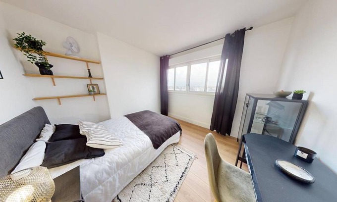 Merignac Station Balnéaire | 81 m² Chambre privée ∙ 1 chambre ∙ 1 personne