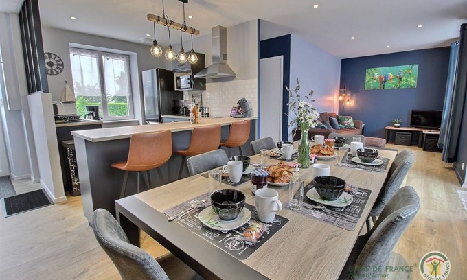 Plestan Maison | 83 m² Gîte ∙ 3 chambres ∙ 6 personnes