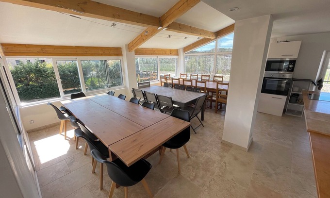 Rosieres Maison | 9-bedroom house in charming Rosières with AC, fitness room, WiFi
