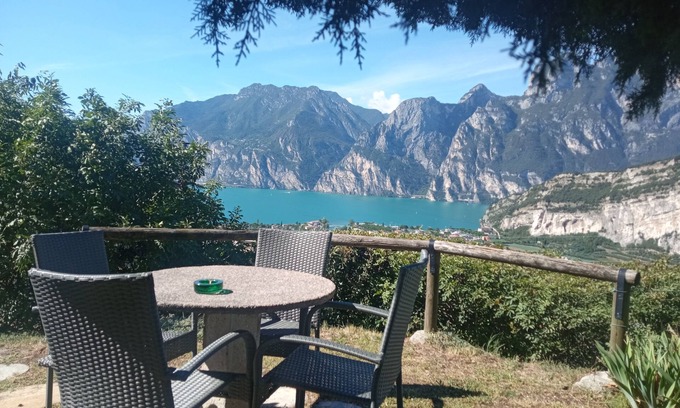 Torbole sul Garda Villa | Jardin Belvedere 9 avec grand jardin superbe vue sur Gardalke