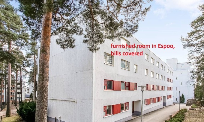 Espoo Station Balnéaire | 94 m² Chambre privée ∙ 1 chambre ∙ 1 personne