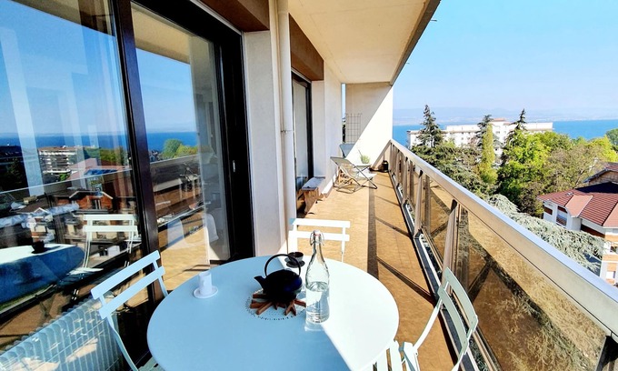 Thonon-les-Bains Appartement | Appartement 95m2 face à l'Etablissement thermal - 6 ème étage