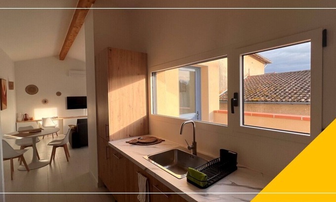 Saint-Sauveur Appartement | A 15 mn de Toulouse, Spacieux T3 Calme et Lumineux