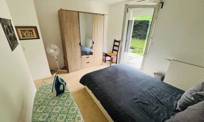 Saint-Denis Appartement | Appartment private garden+parking (1 bed+1Sofabed)