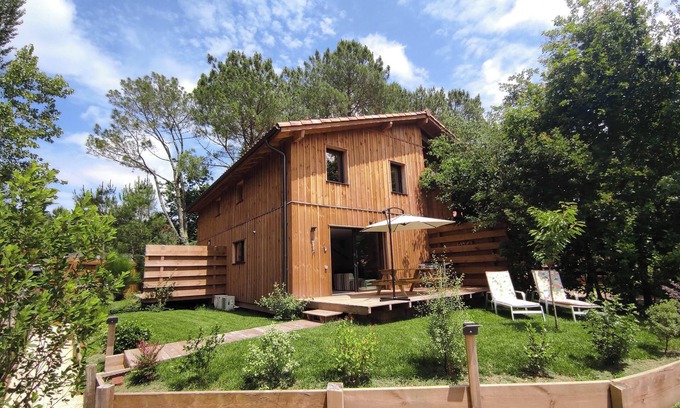 Messanges Maison | Joli chalet en pin des Landes à 5 mn des plages