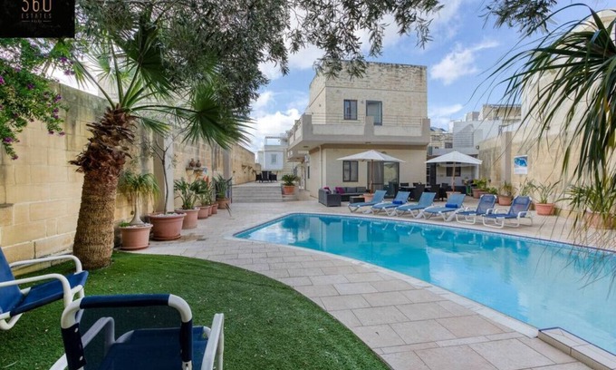 Naxxar Maison | A beautiful 4BR villa with private pool & deck