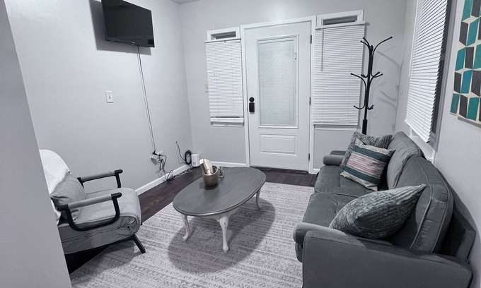Westmont Maison | A big "Tiny" home, with large enclosed yard, next to train in downtown Westmont.