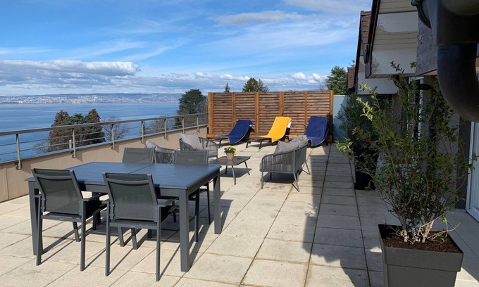 Publier Appartement | Une vue imprenable à moins 300m du lac - Terrasse de 94m2