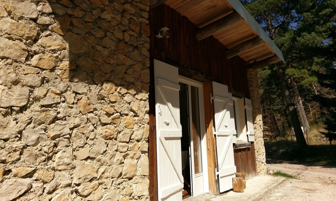 Mont Serein Maison | Un Chalet au Ventoux, au milieu des arbres dans la Station du Mont Serein