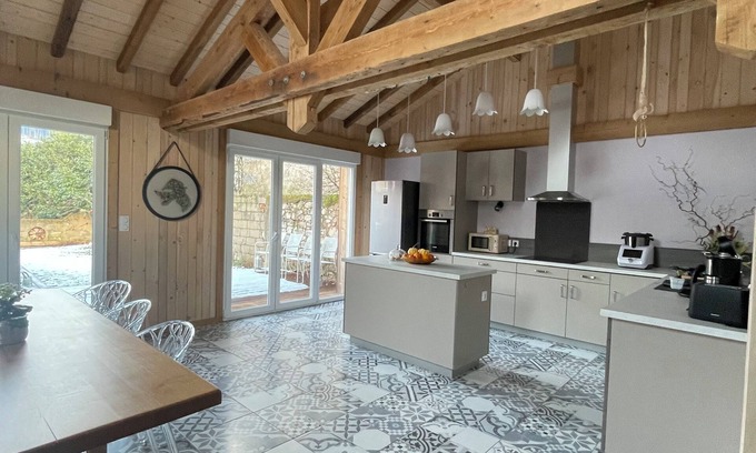 Granges-Aumontzey Maison | À quelques minutes de Gérardmer, maison avec bains à remous