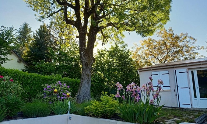Lacombe Maison | A l'ombre du frêne, maison avec jardin arboré. Idéal pour les amis de la nature.