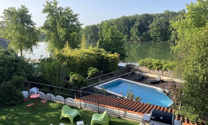 Nailloux Maison | UN PETIT COIN DE PARADIS AU BORD DU LAC