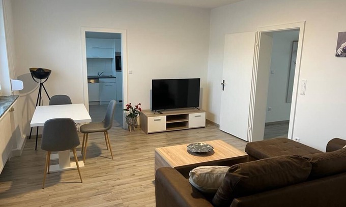 Lubbecke Appartement | A modern renovated apartment with balcony terrace.