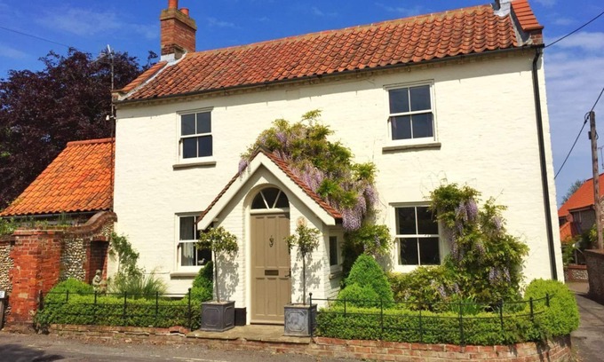Wells-next-the-Sea Maison | Une maison de caractère indépendante très attrayante, avec un joli jardin de chalet.