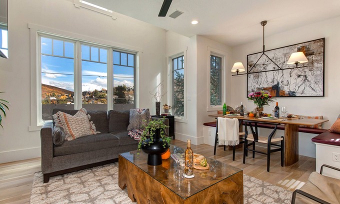 Deer Valley Maison | Abode at Ski 'N Ride | Coveted Ski-In/Out Location | Private Hot Tub | Lux Amenities