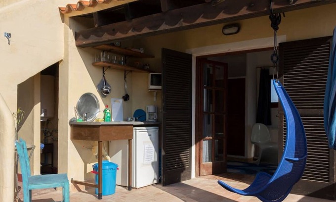 Es Canar Appartement | AC Accommodation Blue: Sea View, Terrace Open Air Kitchen, Beaches, Hippy market