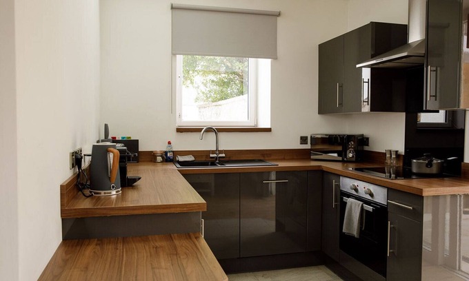 Broadford Appartement | Appartement-Prestige-Salle de bain privée séparée-Vue sur Jardin