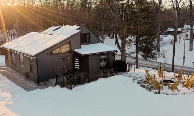 Cairo Maison | Acorn Lodge - Luxury Cabin, Catskills, Windham Mountain, Hunter Mountain