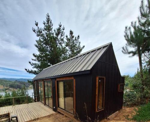 Vichuquen Maison | Acuarela minicasas con piscina en Lago Vichuquen