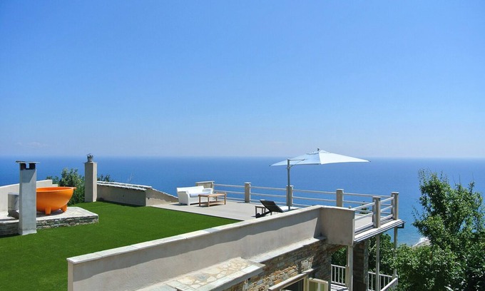 Agios Dimitrios Villa | Aegea - romantique, privé et tranquille