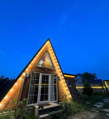 Azerbaijan Maison | Aframe in Forest & Lake