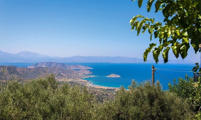 Mirsini Maison | Agrilos vue sur la mer maison